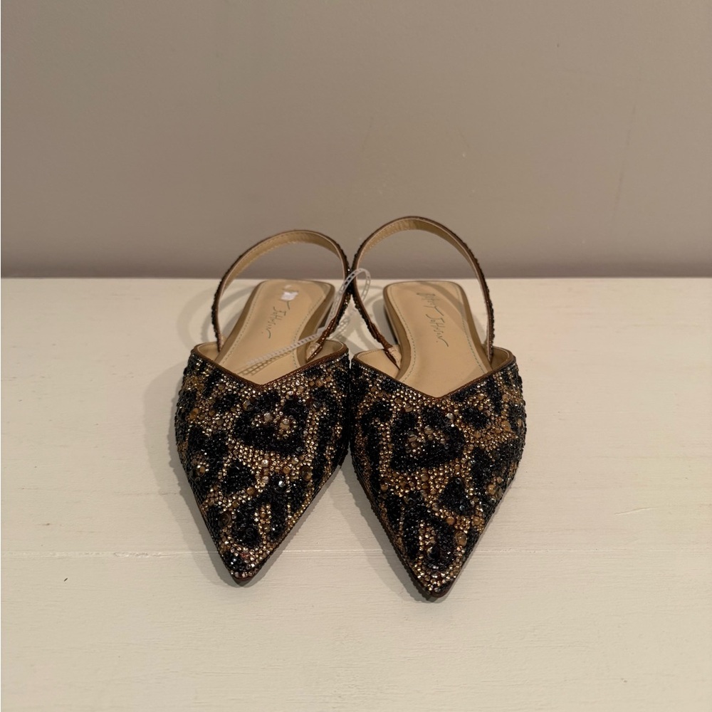 Betsey Johnson Women’s Vance Leopard Print Slingback Flats - Picture 3 of 8